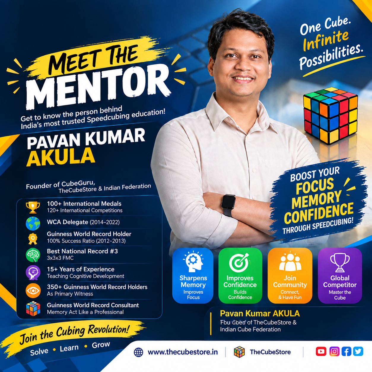 6-Day Rubik’s Cube Beginner Workshop – Dasara Special 2026 - Image 2